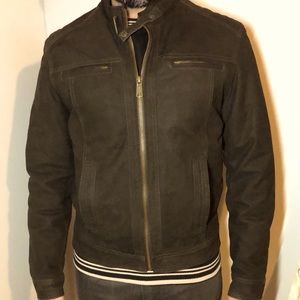 Choclate brown leather Jacket. Indiana jones style